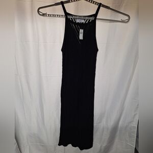 Old Navy Black Midi Dress
